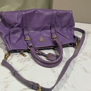 Prada 2 way Lavender Shoulder Bag